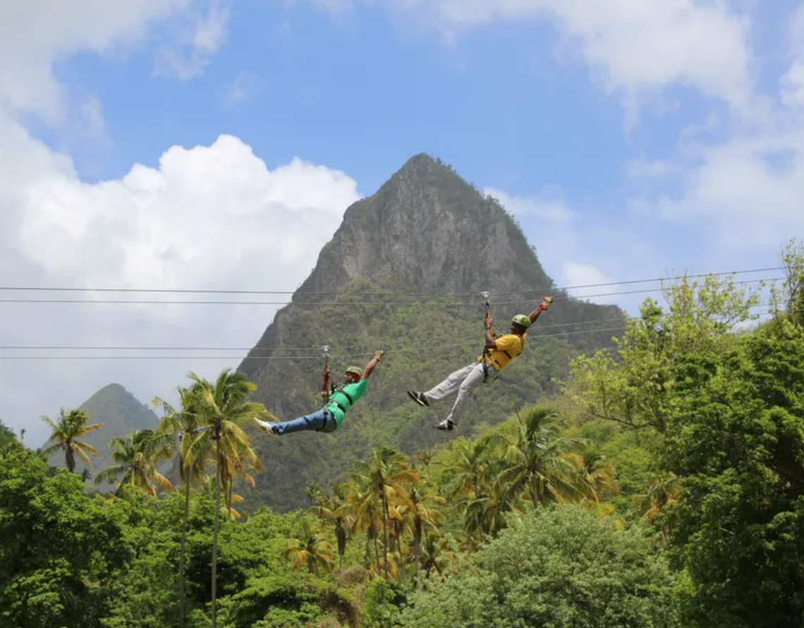 3-in-1 Experience: Zipline, Rum and Chocolate Tasting and Buffet