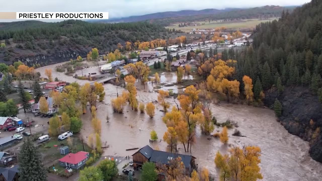 Flooding in Downtown Pagosa Springs