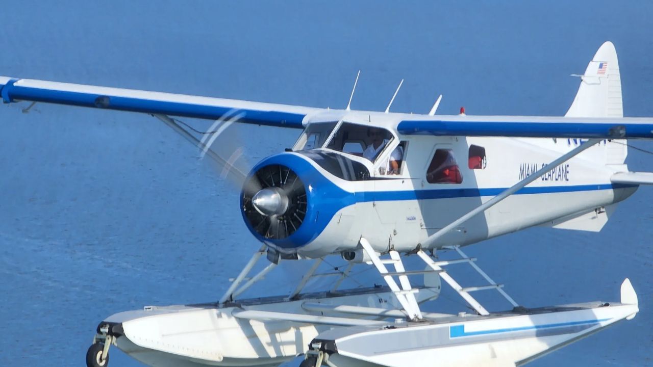 Seaplane flying from Miami to Bahamas&nbsp;&nbsp;