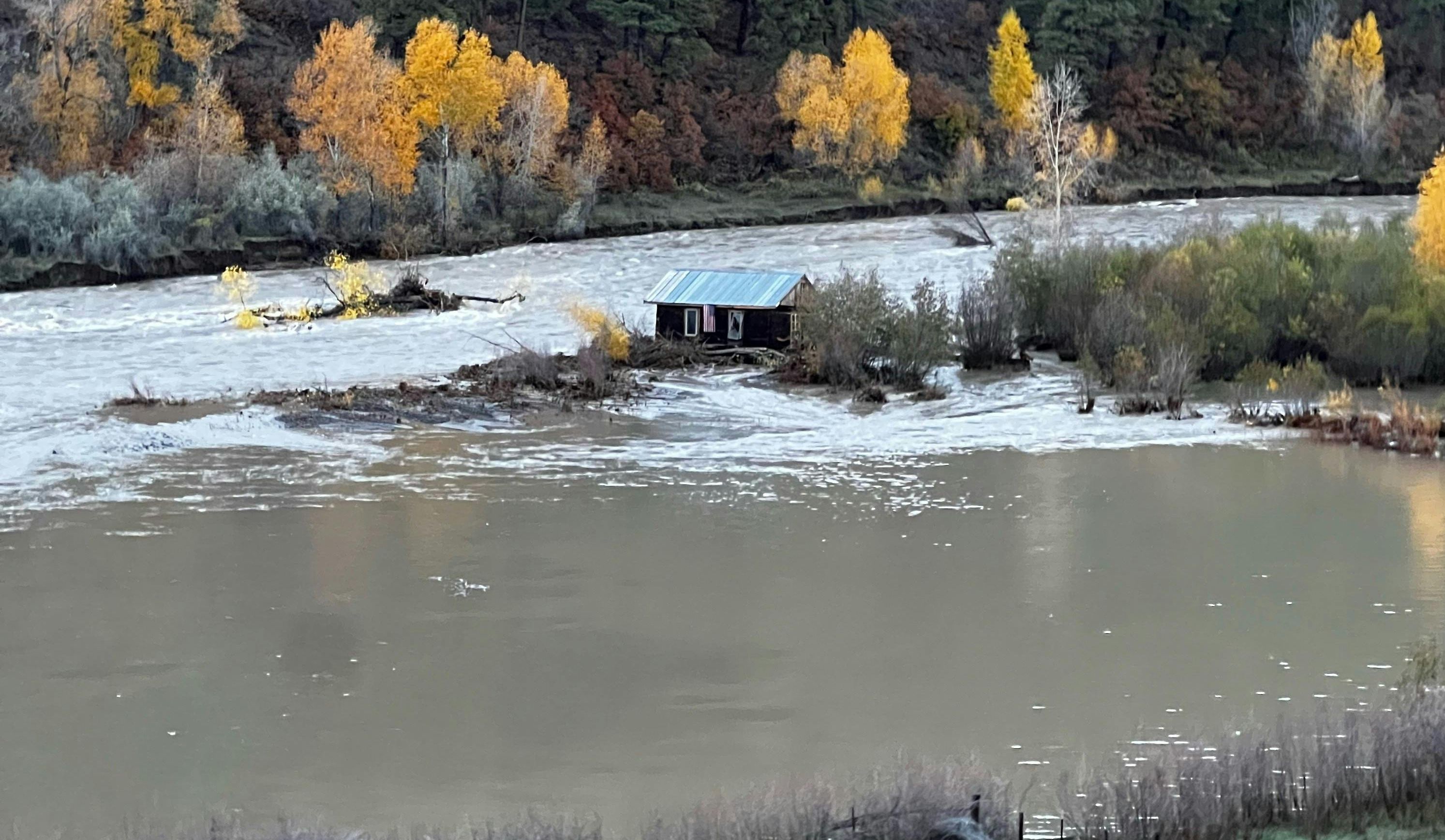Flooded Pagosa Springs Cabin