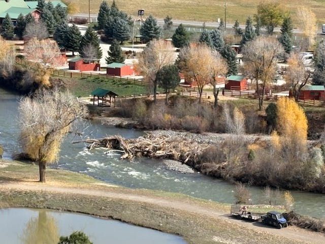 Massive Debris Pile in the Gateway River Project