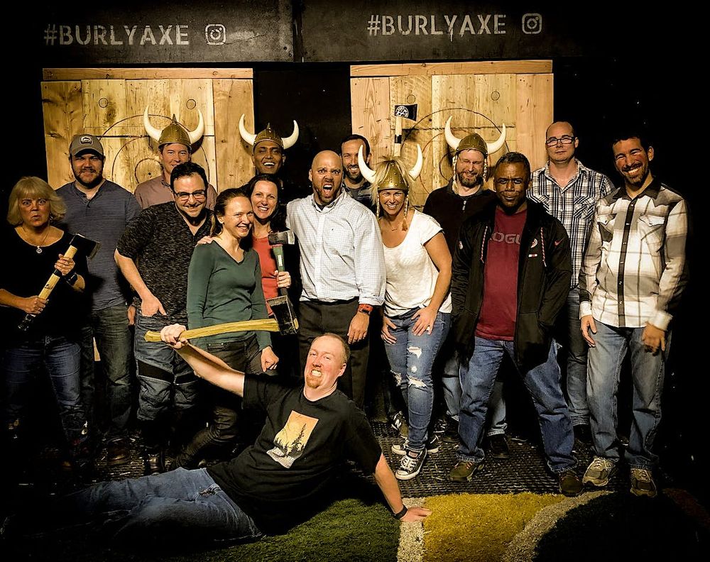 Group Axe Throwing
