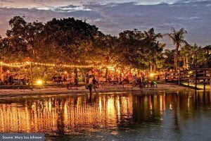 a bridge over a body of water