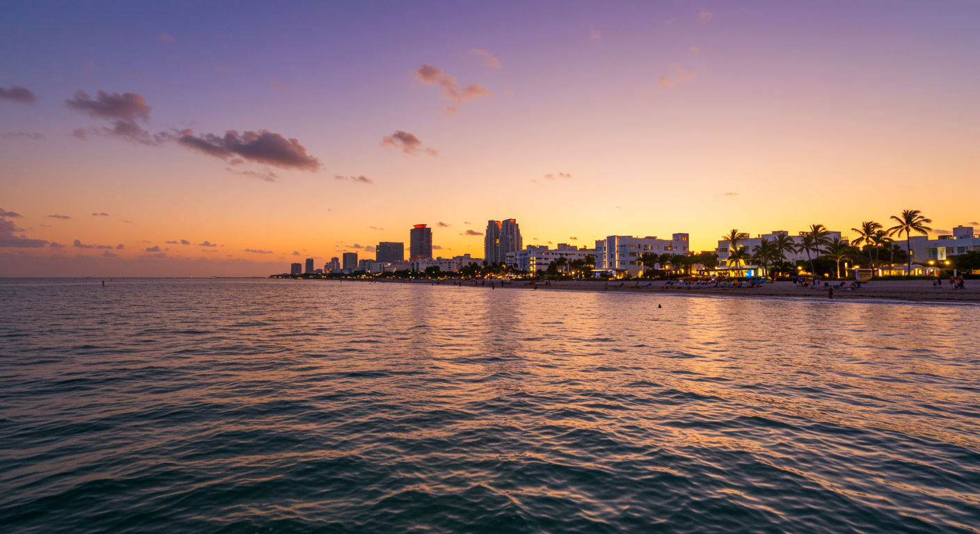 sunset cruise Miami beach