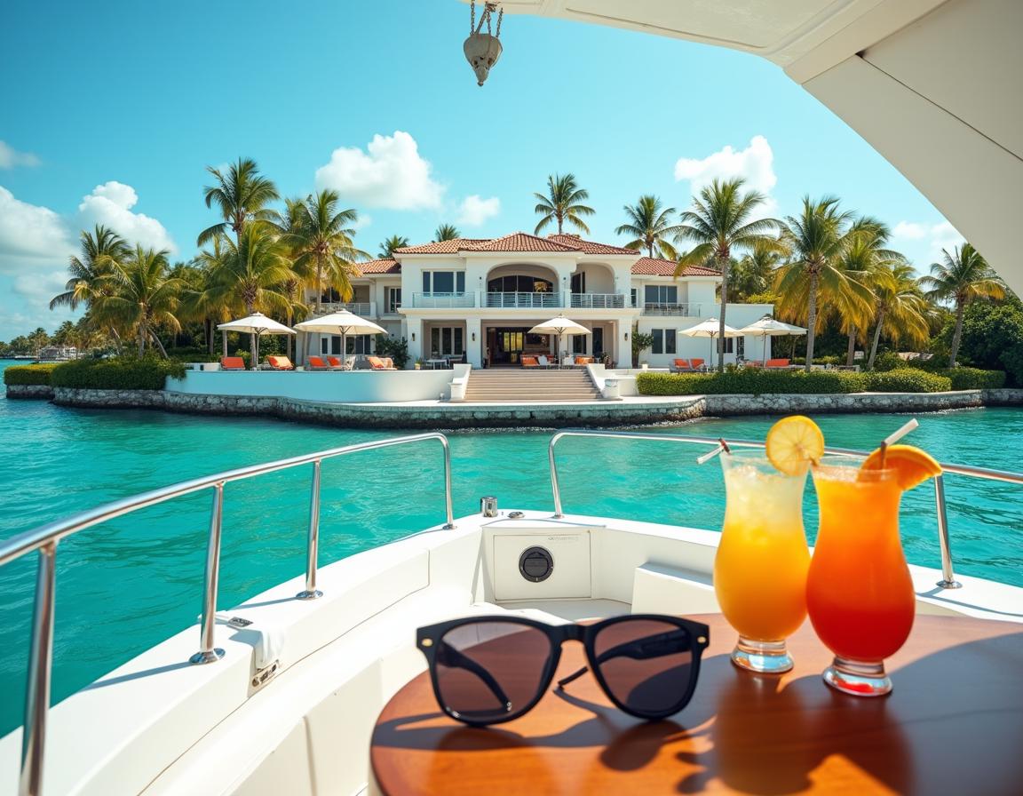 Miami boat tours by celebrity homes